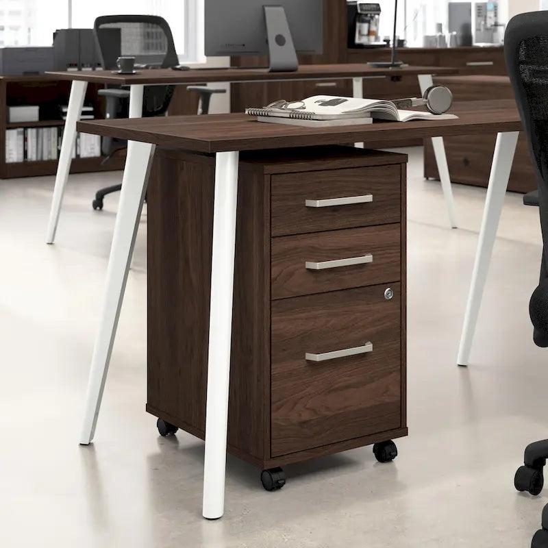 Bush Business Furniture Vista 3 Drawer Mobile File Cabinet