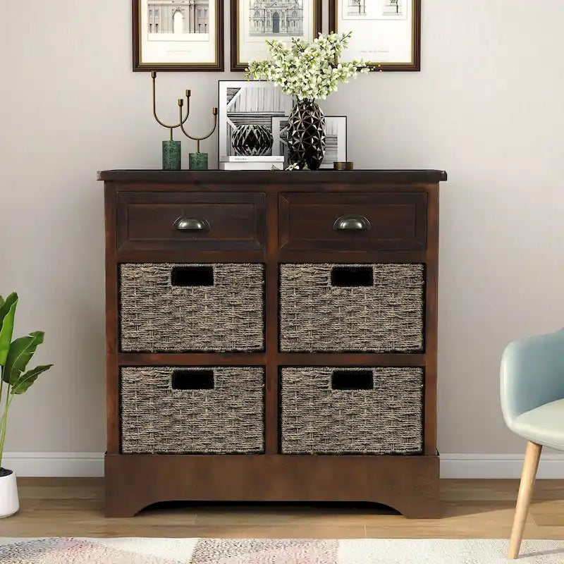 TREXM Rustic Storage Cabinet
