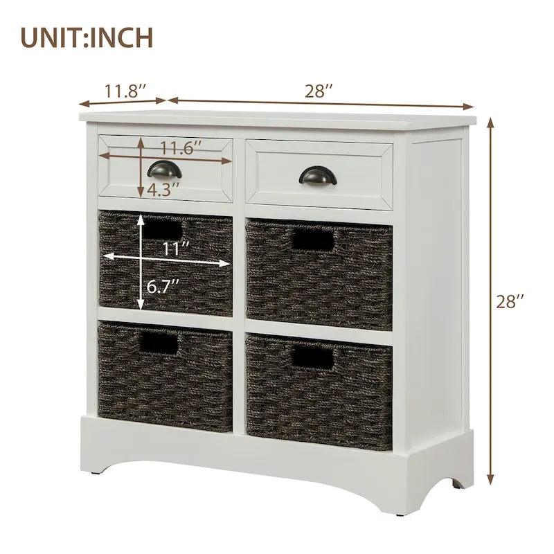 Meuble de rangement rustique