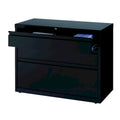 Hirsh Commercial 36 Wide 3-drawer Lateral Storage File Cabinet, Black