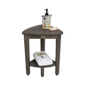 CoastalVogue Oasis 15in Tall ShowerShelf in a Gray Finish