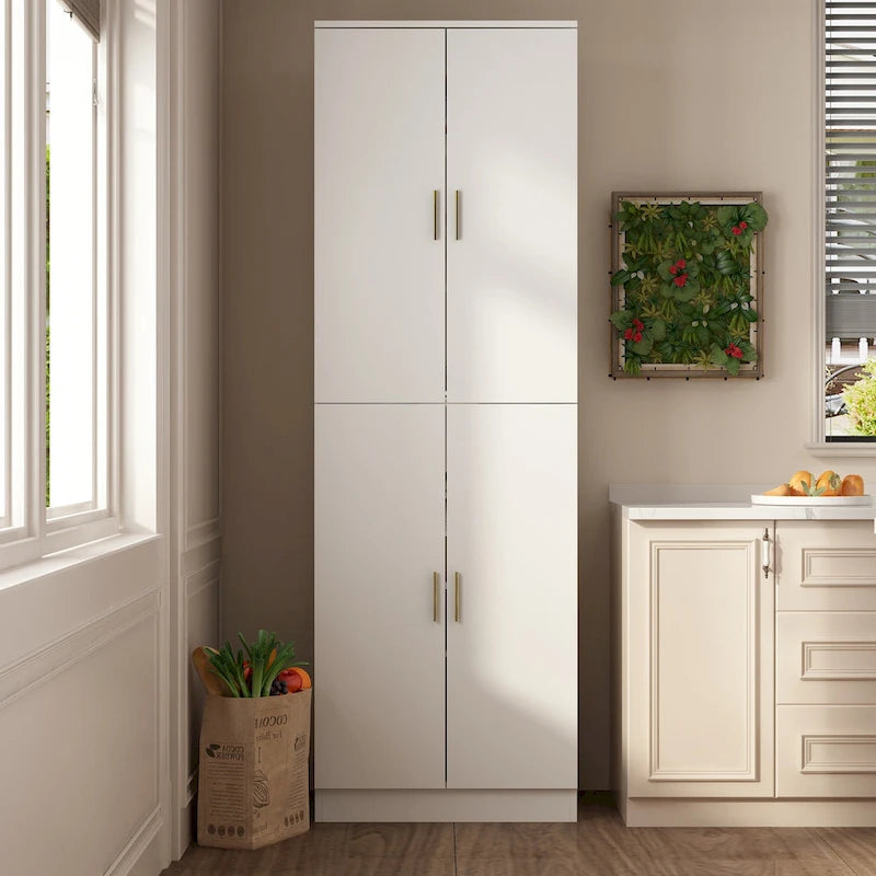 70.9H Buffet Storage Cabinet Adjustable Shelf