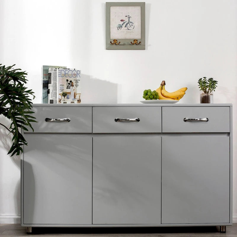 Three Doors Side Table for Dining Living Room Kitchen