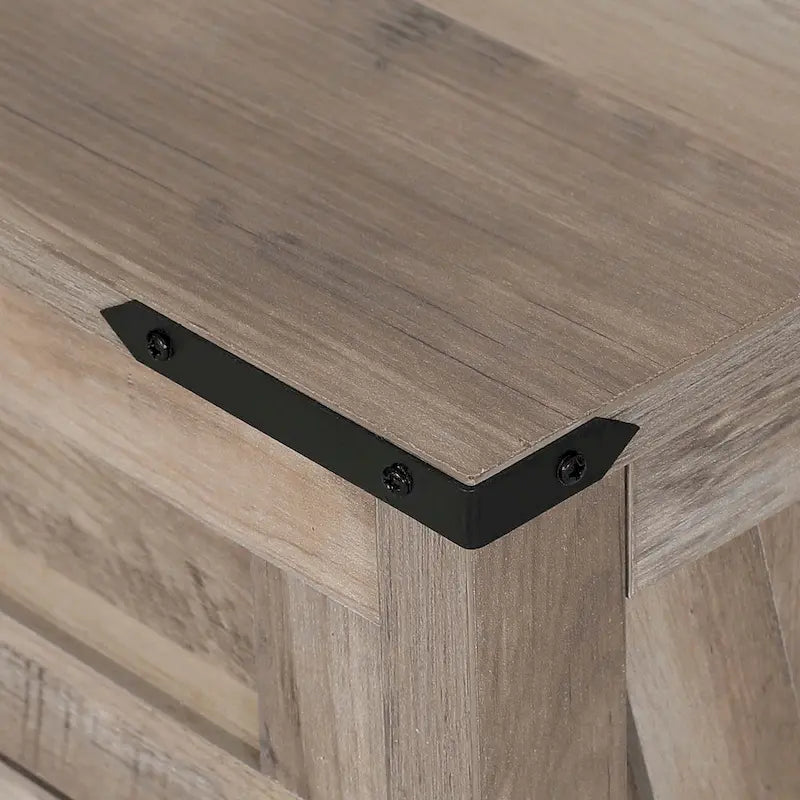 Armoire haute de rangement avec portes, étagères et tiroir marron blanc